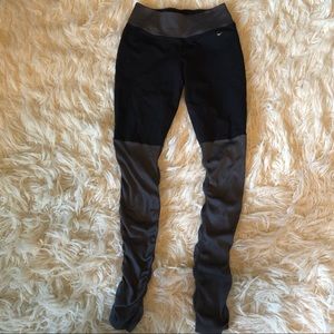 Nike Black and Gray Leggings